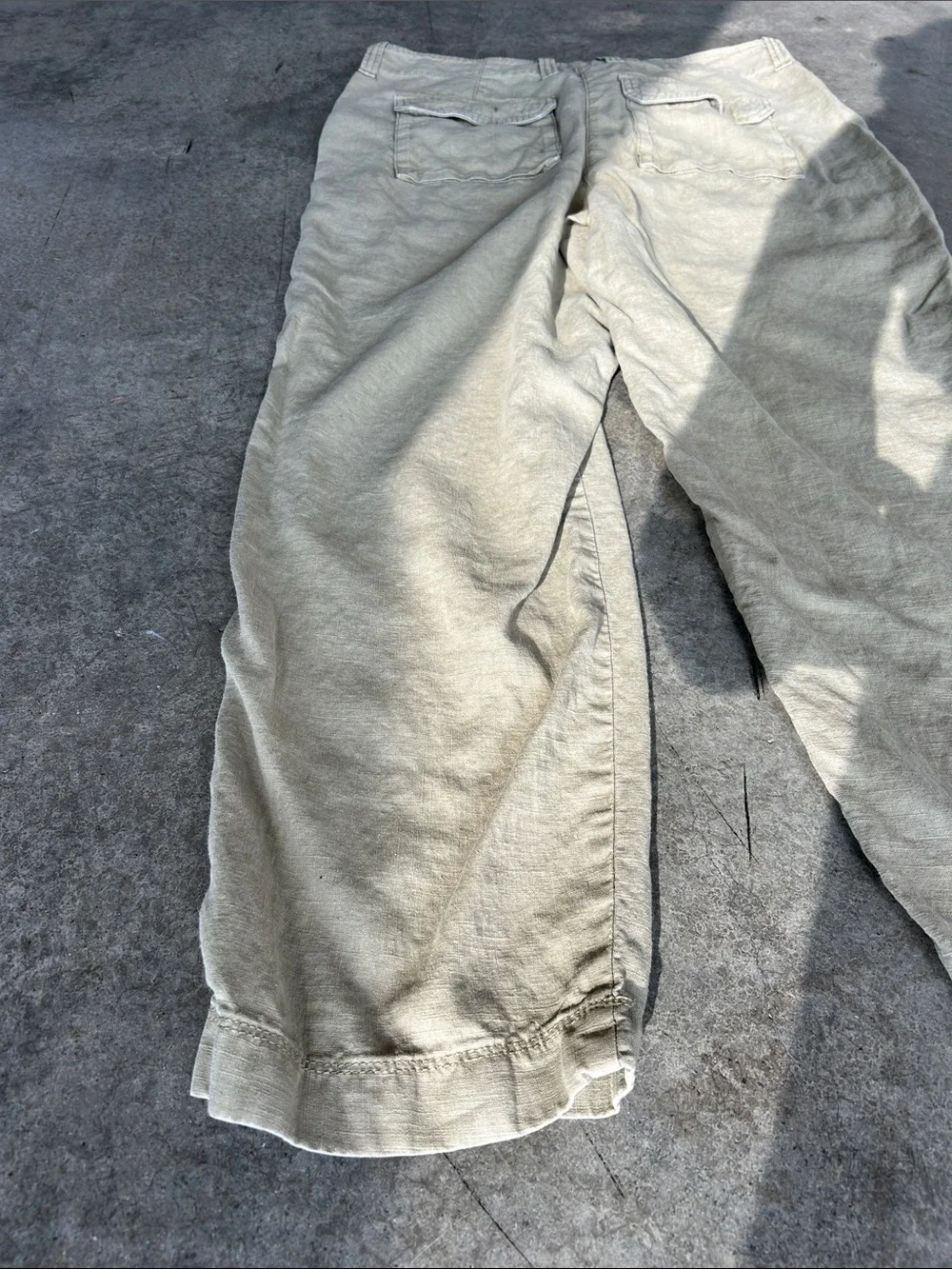 J. Crew Light Khaki Cargo Jogger Pants